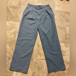 Vintage Blue Andre Barreau Suit Pants